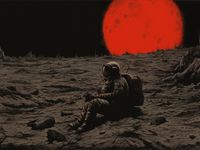 Plakat 80x60cm Samotność w Kosmosie