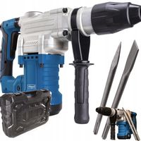 Lekki Młot Udarowy Wyburzeniowy SDS MAX 2 Dłuta Walizka 10J 1,6kW Scheppach