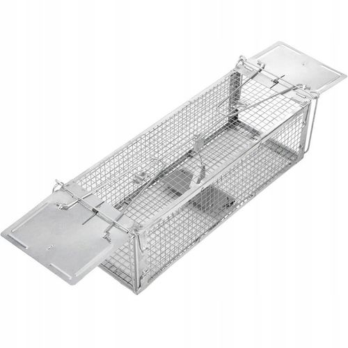 DUŻA ŻYWOŁAPKA NA MYSZY SZCZURY WYDRY ŁASICE KUNY PUŁAPKA ŁAPKA na Arena.pl