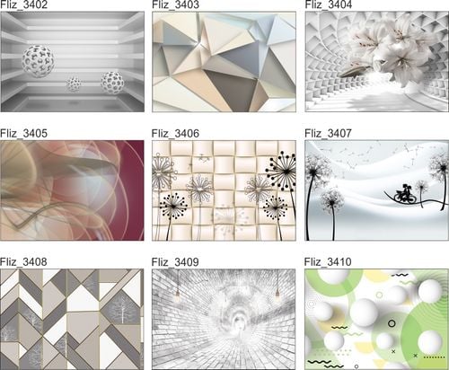 fototapeta KWIATY DMUCHAWCE PIKOWANE 3D 200x130 na Arena.pl