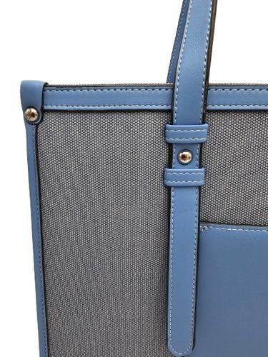 Gallantry Paris - torebka skóra ekologiczna płótno niebieski R-1645 na Arena.pl