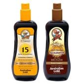 Australian Gold SPRAY SPF15+ACELERATOR DO OPALANIA