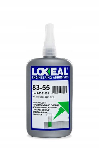 KLEJ DO GWINTÓW MOCNY LOXEAL 83-55 WYSOKA WYTRZYMAŁOŚĆ 250 ml na Arena.pl