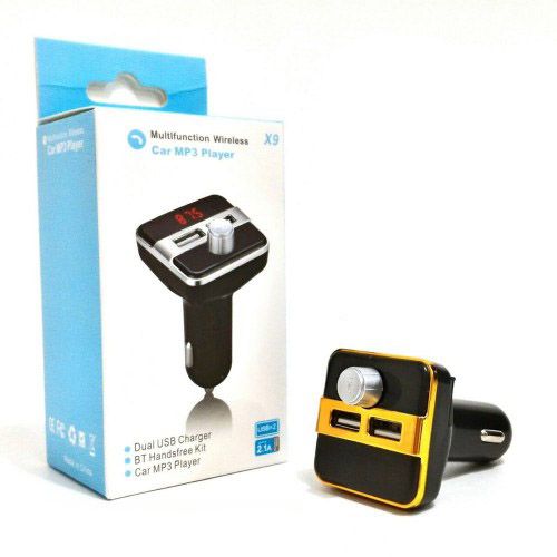 Transmiter FM BLUETOOTH 2xUSB MP3 ŁADOWARKA LCD na Arena.pl