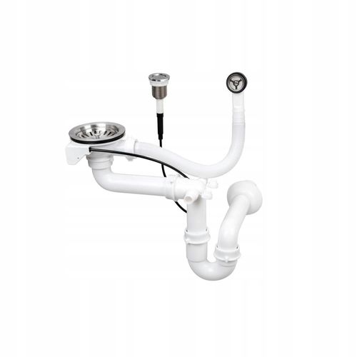 SYFON AUTOMATYCZNY JEDNOKOMOROWY CHROMOWANY PUSH na Arena.pl