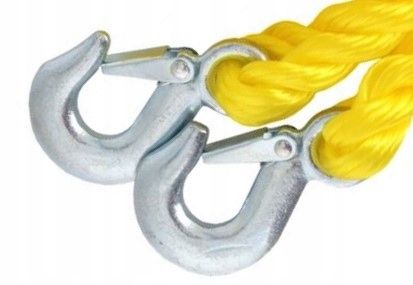 LINKA HOLOWNICZA DMC DO 3000 KG PLECIONA Z HAKAMI, 4 M, HEAVY DUTY na Arena.pl