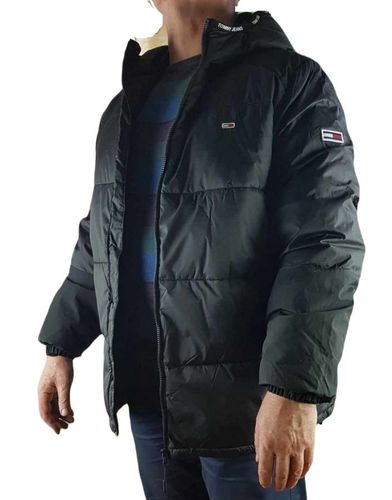Męska kurtka zimowa Tommy Jeans -TJM Plus DM0DM15869 czarna pikowana - XXL na Arena.pl