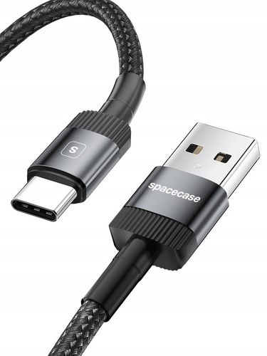 SPACECASE KABEL USB USB-C TYP-C QUICK CHARGE 3.0 200CM SZYBKIE ŁADOWANIE na Arena.pl