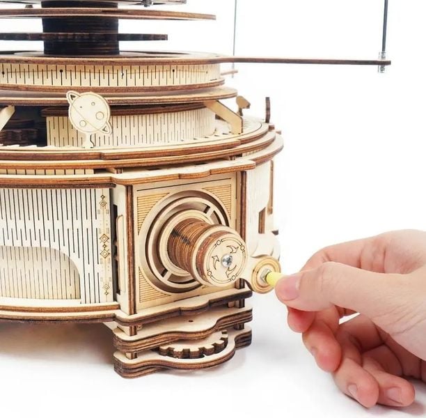 Robotime Drewniane Puzzle Model 3D Planetarium zdjęcie 5