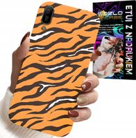 ETUI DO HUAWEI Y6 2019 - PLECKI W TYGRYSIE PASKI POKROWIEC +SZKŁO