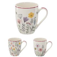 kubek porcelanowy 340ml POLNE KWIATY 6064