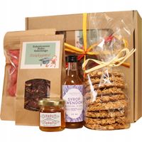 Prezent dla nauczyciela na zakończenie roku Kosz Zestaw prezentowy herbata