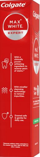 COLGATE MAX WHITE EXPERT PASTA DO ZĘBÓW WYBIELAJĄCA 75 ML na Arena.pl