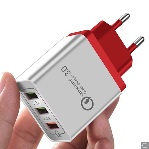 UNIWERSALNA ŁADOWARKA BIAŁA 2.1A 3xUSB PC19 na Arena.pl