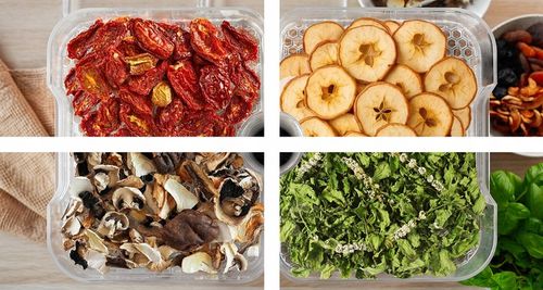 DUŻA SUSZARKA DO GRZYBÓW OWOCÓW WARZYW ZIÓŁ 6 SIT MOCNA 550W ZESTAW na Arena.pl