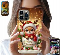 ETUI DO IPHONE 13 PRO - RENIFEREK SŁODKI RENIFER ŚWIĄTECZNE WZÓR
