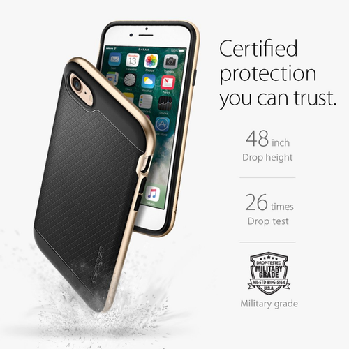 SOLIDNE ETUI SPIGEN NEO HYBRID 2 IPHONE 8/7 MILSTD na Arena.pl