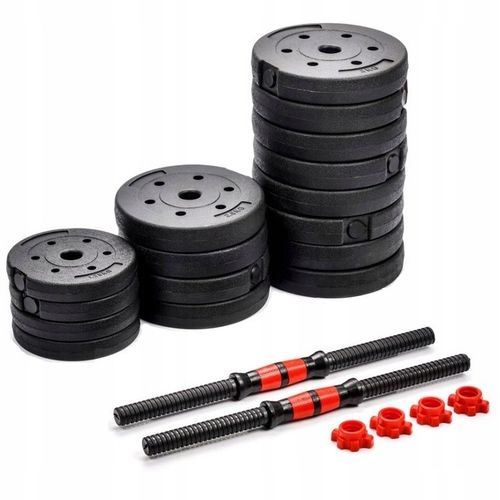 HANTLE REGULOWANE INPOWER 2 x 20 KG = ZESTAW HANTLI 40 KG na Arena.pl