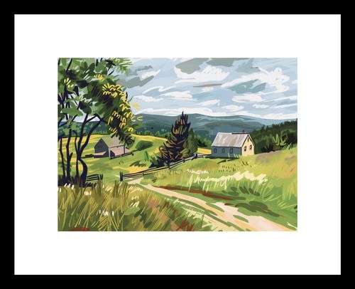 Plakat 18x13cm Bujna Wieś na Arena.pl