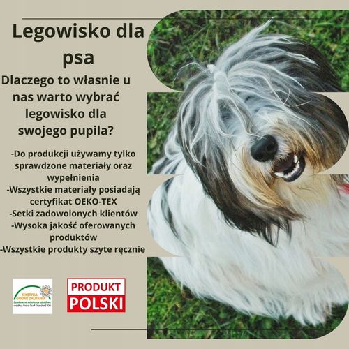 DUŻE LEGOWISKO KOJEC ŁÓŻKO DLA PSA KOTA 75x65 cm na Arena.pl