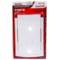 ZAMEL GONG DWUTONOWY DZWONEK FORTE 230V GNS-223