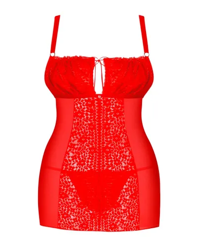 obsessive blossmina sukienka z gorsetowym wiązaniem czerwona 6xl/7xl na Arena.pl