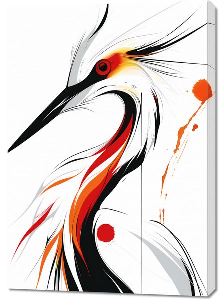 Obraz 70x100cm Bocian zdjęcie 1