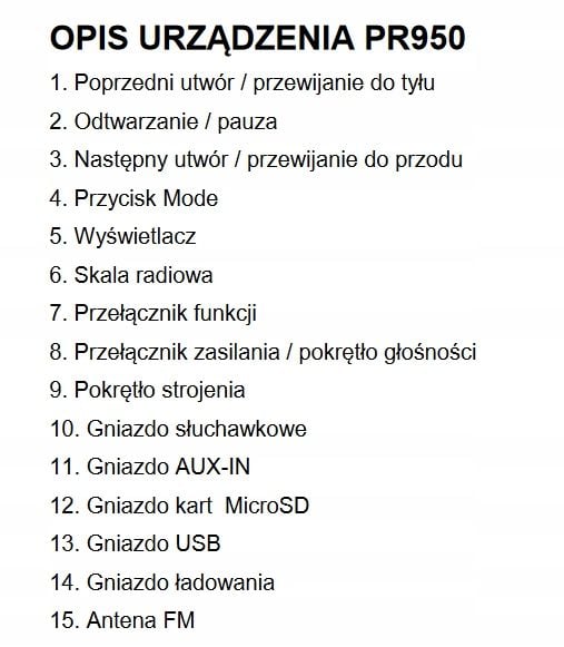 RADIO AKUMULATOR BUDOWLANE bluetooth USB MICRO SD zdjęcie 2