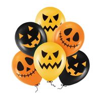 Balony lateksowe Halloween Strachy, 30 cm 6 szt.