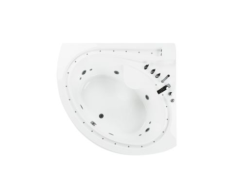 Wanna narożna LED z hydromasażem biała PELICAN na Arena.pl