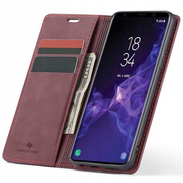 Spacecase Wallet Galaxy S9 Red zdjęcie 1