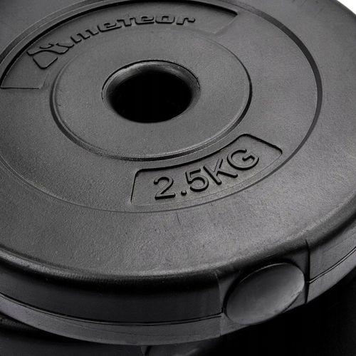 Hantle regulowane zestaw hantli bitumiczne stalowy gryf Meteor 2x 12,5 kg na Arena.pl