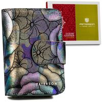 portfel damski skórzany ptn 425214-md green