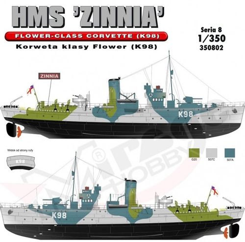 Model do Sklejania Statek HMS "ZINNIA" na Arena.pl