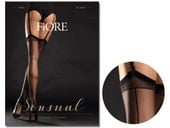 Czarne pończochy ze szwem Diva bielizna damska Black 2