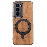 Drewniane Etui Bewood do Oppo Reno 12 5G  IMBUIA z MagSafe