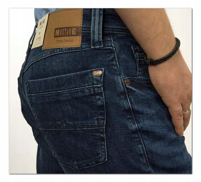 Mustang Washington Blue 883 spodnie jeansy W32 L32 zdjęcie 7