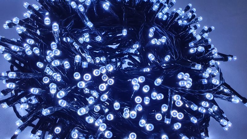 LAMPKI CHOINKOWE 800 LED zewnętrzne CHOINKA 40M zdjęcie 4