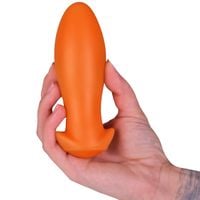 Duży Silikonowy Korek Analny, Miękka Zatyczka, ROZMIAR S