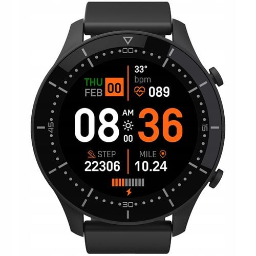 Smartwatch niktrade 206355370 czarny na Arena.pl