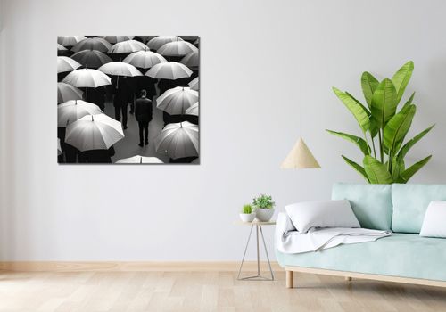 Obraz 100x90cm Samotność w Tłumie na Arena.pl