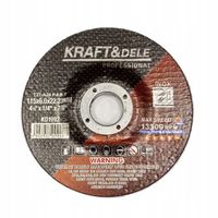 Tarcza do metalu Kraft&Dele 5 sztuk 115x6.0x22,23 mm