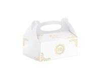 Pudełka na ciasto, IHS, złoty, 10 szt.