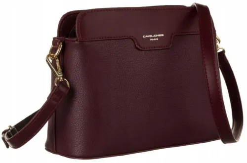 torba z eko skóry david jones bordowy na Arena.pl