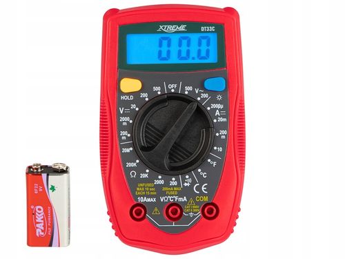 PROFESJONALNY MULTIMETR MIERNIK PRĄDU NAPIĘCIA ELEKTRYCZNY UNIWERSALNY na Arena.pl