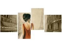 OBRAZ PARYSKI SPACER KOBIETY FRANCE
