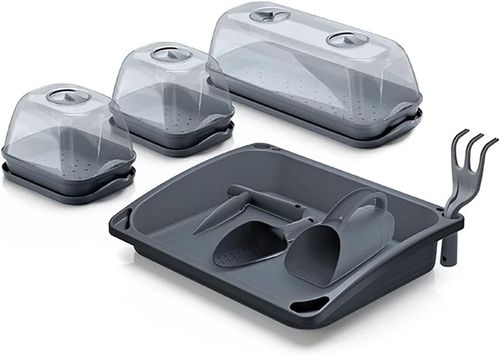 MINI SZKLARNIA ROZSADNIK DO WYSIEWU SADZONEK ZESTAW STARTOWY NARZĘDZIA na Arena.pl