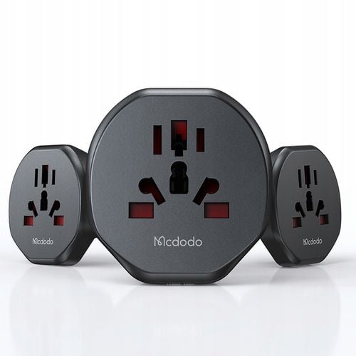 MCDODO ADAPTER PODRÓŻNY PRZEJŚCIÓWKA ANGIELSKA WTYCZKA EU DO USA EU US na Arena.pl