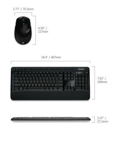 Microsoft Wireless Desktop 3050 PP3-00020 na Arena.pl