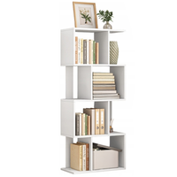 REGAŁ OTWARTY STOJĄCY BIAŁY PÓŁKA BIBLIOTECZKA LOFT NOWOCZESNY 140CM